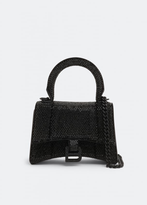 Balenciaga Hourglass mini chain bag for Women Black in UAE