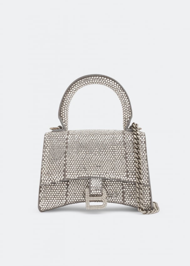 Balenciaga Hourglass mini chain bag for Women Silver in UAE
