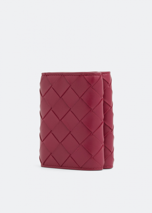 Bottega veneta red wallet hot sale