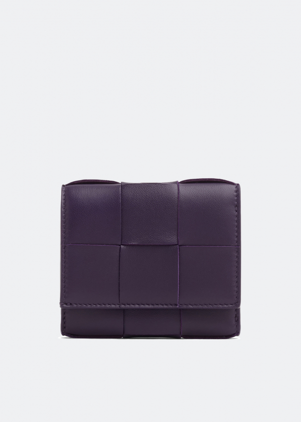 Bottega veneta purple wallet discount