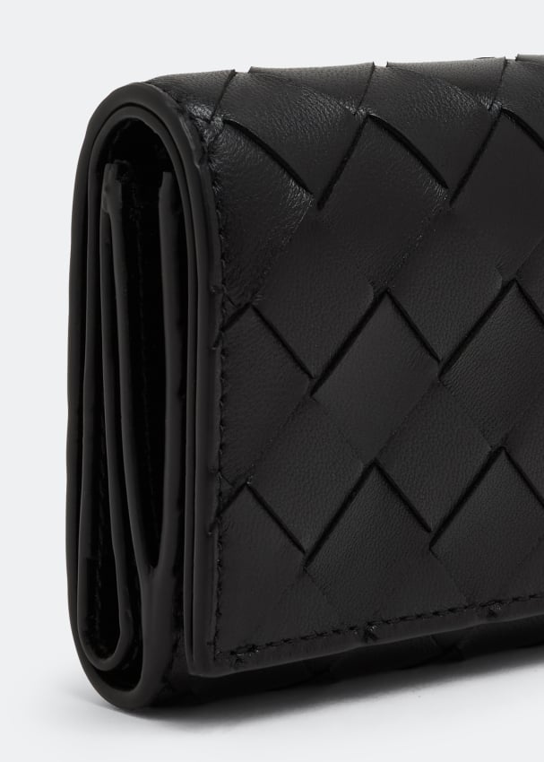Bottega Veneta Tri fold zip wallet for Women Black in Kuwait Level Shoes