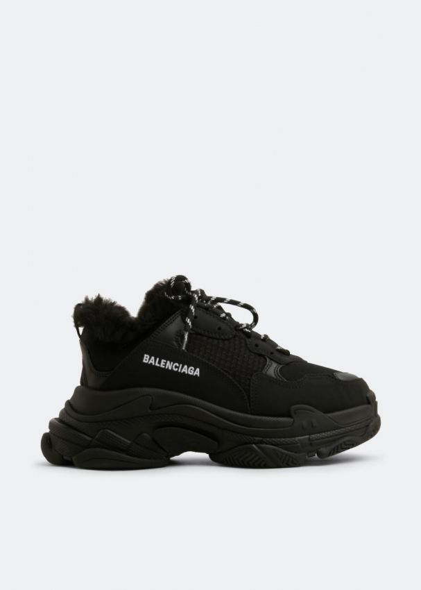 Balenciaga triple s women black on sale
