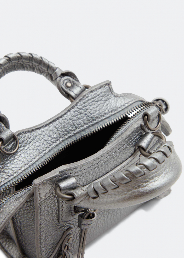 Balenciaga classic silver nano top city bag
