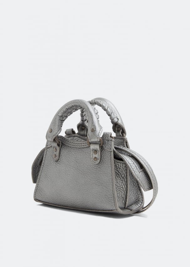 Balenciaga classic silver nano city bag new arrivals