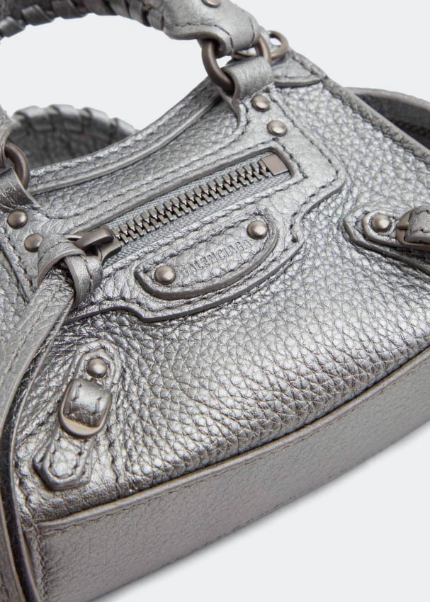 Balenciaga city sales mini silver