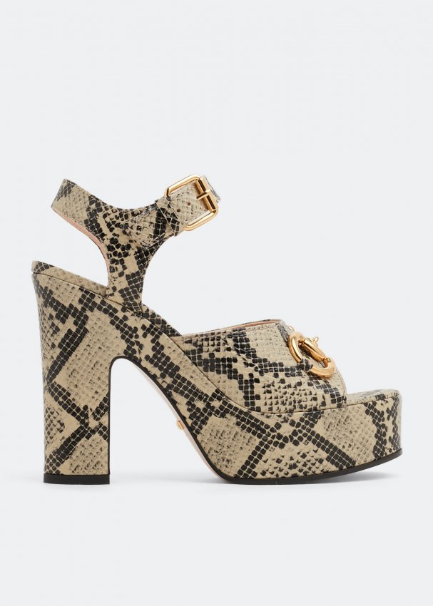 Gucci snakeskin heels outlet