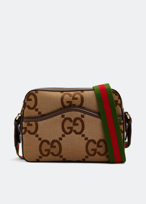 Gucci messenger bag with on sale red and green strap