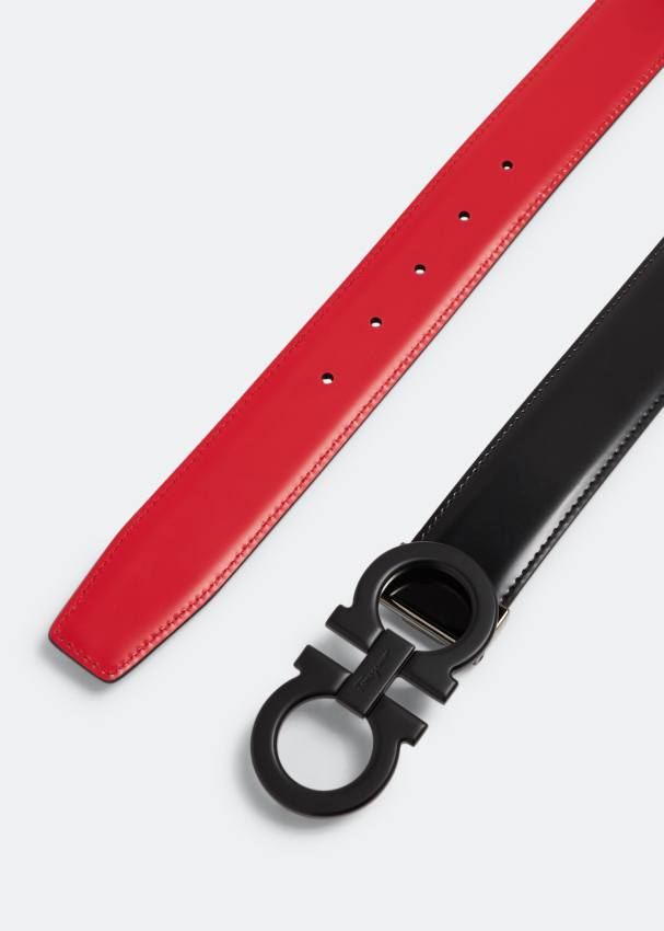 Ferragamo - Men - 3.5cm Leather Belt Black - EU 100