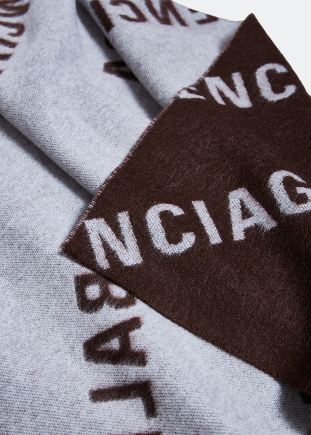Balenciaga all deals over logo scarf
