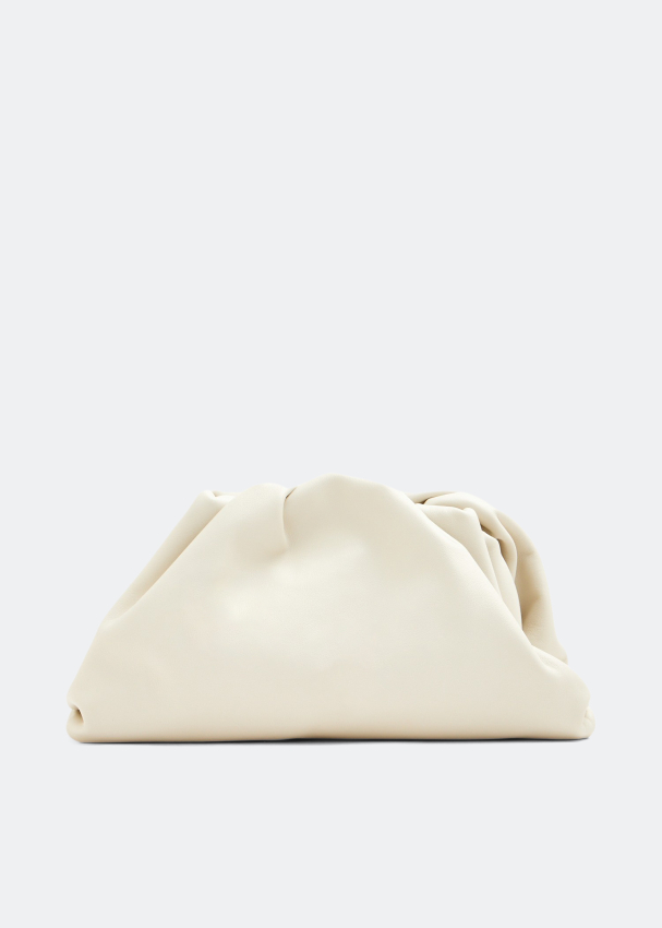 White pouch clutch sale