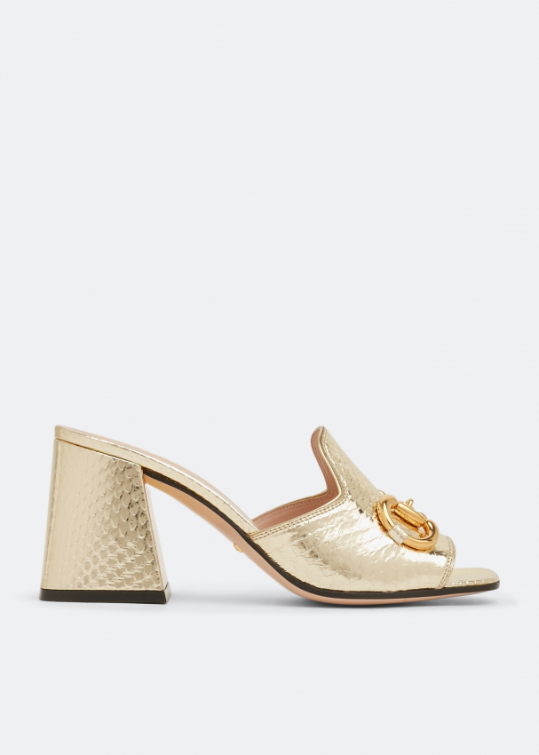 Gucci Nojum python sandals for Women Metallic in UAE Level Shoes
