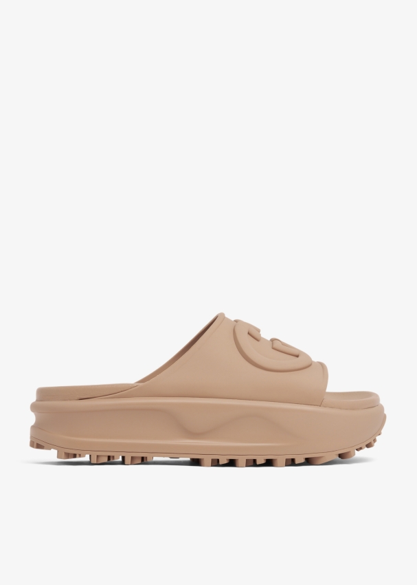 Gucci platform slippers online