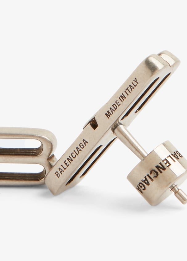 Balenciaga License BB earrings for Women Silver in UAE Level Shoes