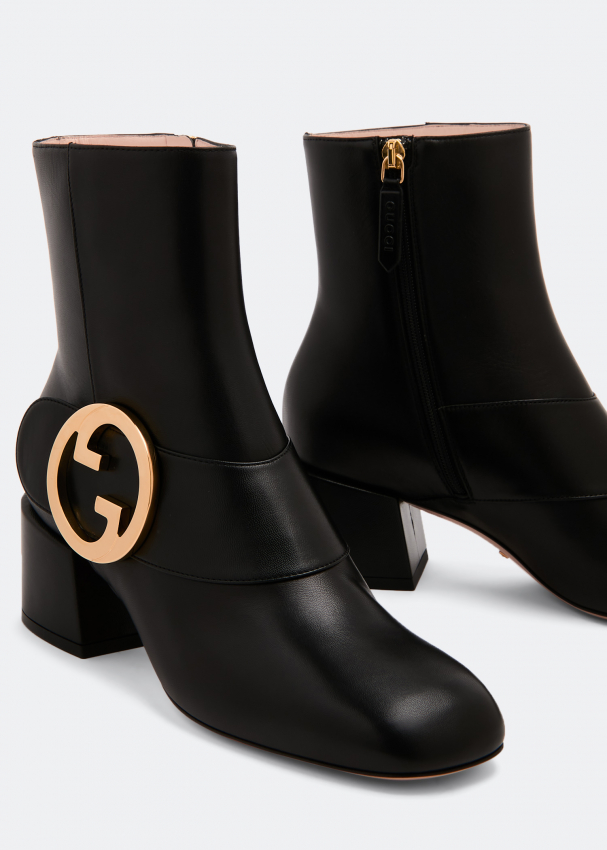 Gucci Blondie boots for Women - Black in UAE | Level Shoes