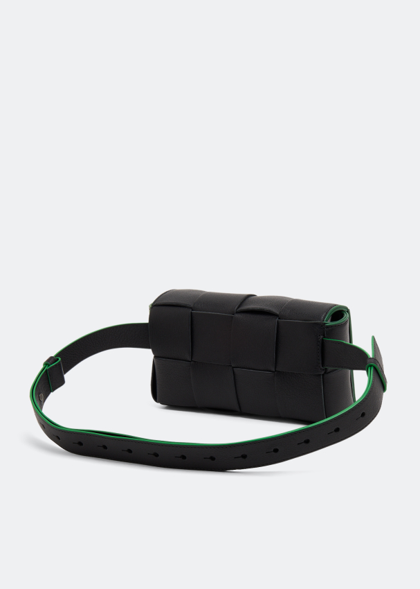 Bottega Veneta Cassette Sling Bag - Black - Man - Buffalo Skin