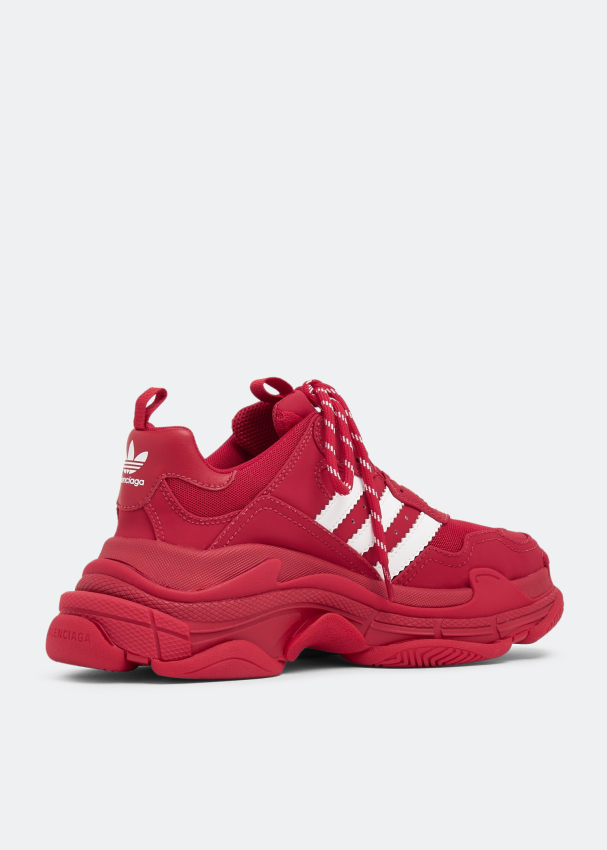 Balenciaga x adidas Triple S sneakers for Men - Red in UAE | Level Shoes