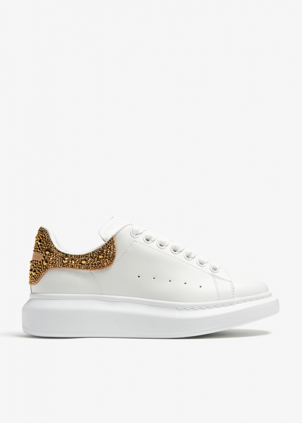 Buy Alexander McQueen Green Oversized Low-top Sneakers in Leather for Men  in Saudi | Ounass