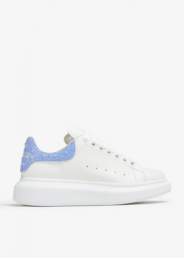 Alexander McQueen 'oversized Sneaker' In Leather With Contrast Outsole in  White | Lyst