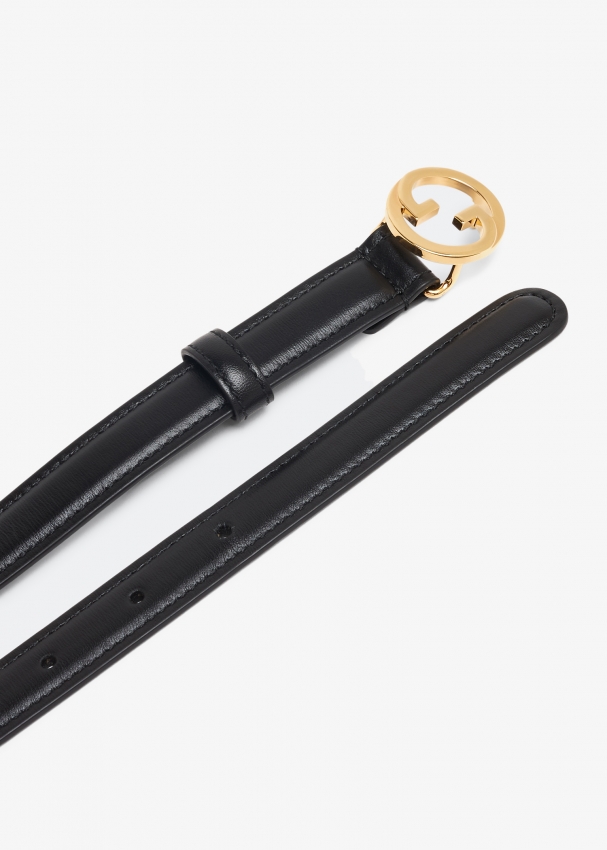 Gucci Blondie thin belt for Women - Black in UAE | Level Shoes