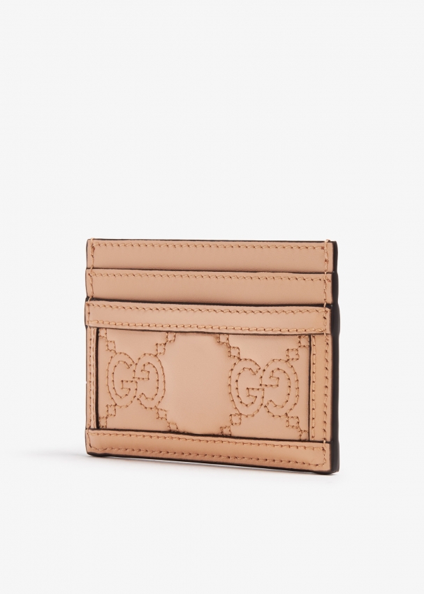 Gucci matelasse online card case