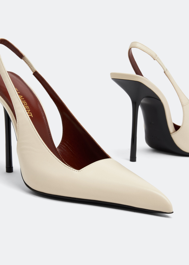 Ysl white pumps new arrivals