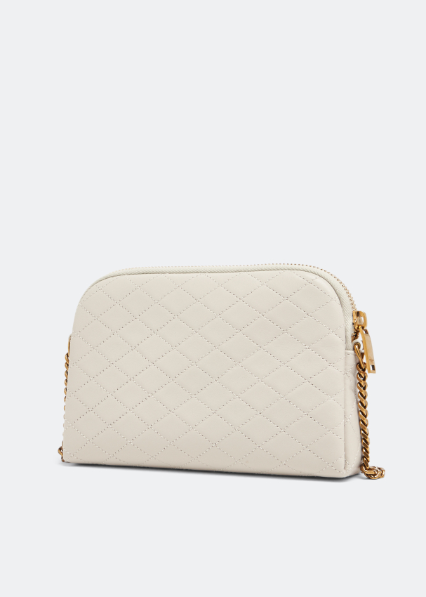 Saint Laurent Gaby zipped pouch for Women - White in UAE | Level Shoes