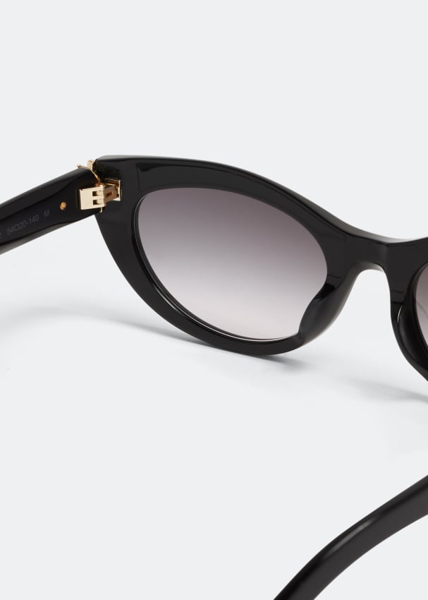 Saint Laurent Monogram Sunglasses 54mm Black Frame and Grey Gradient Lenses  - SL M115 002