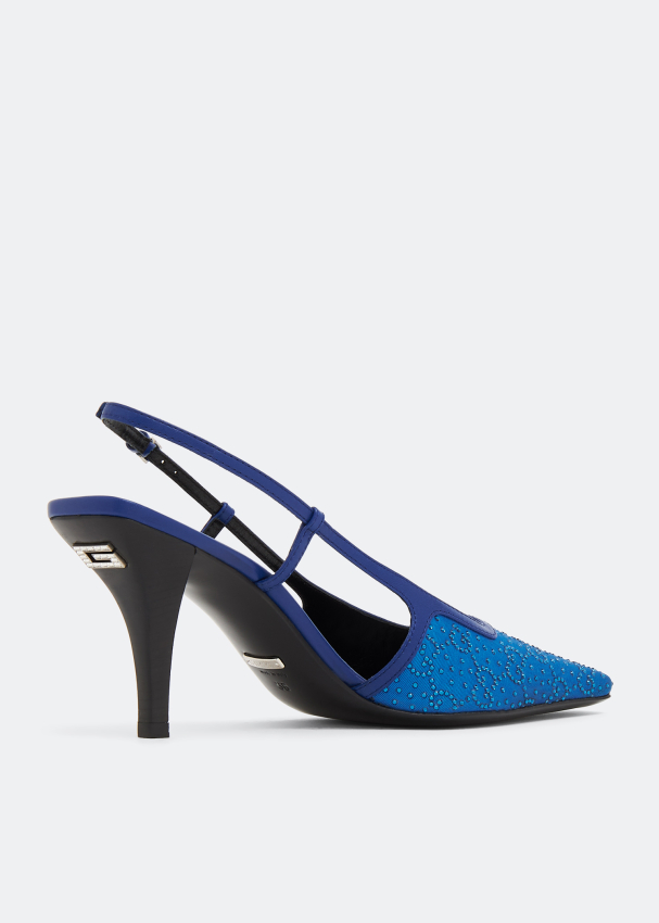 GUCCI 26S BLOCK-HEEL SLINGBACK PUMPS 45 MM IN RED CALFSKIN