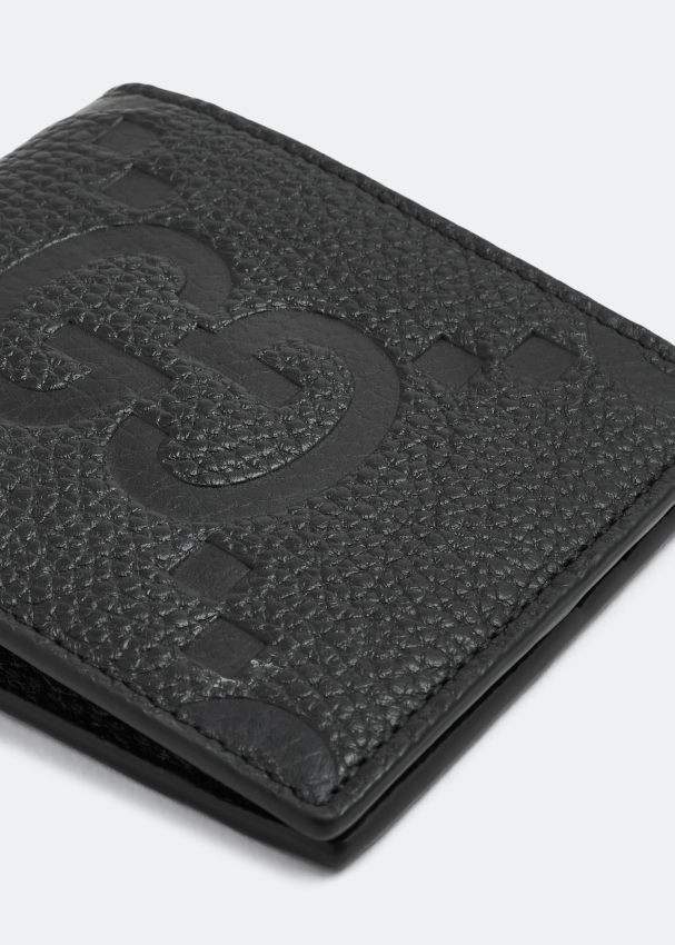 Gucci Jumbo GG Card Case in Black for Men