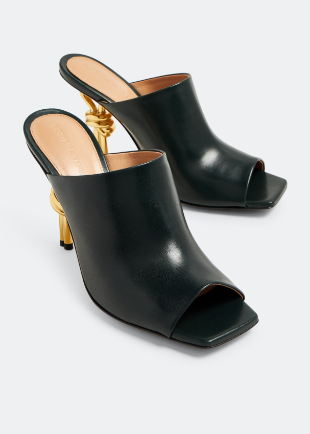 Bottega veneta square toe mules on sale