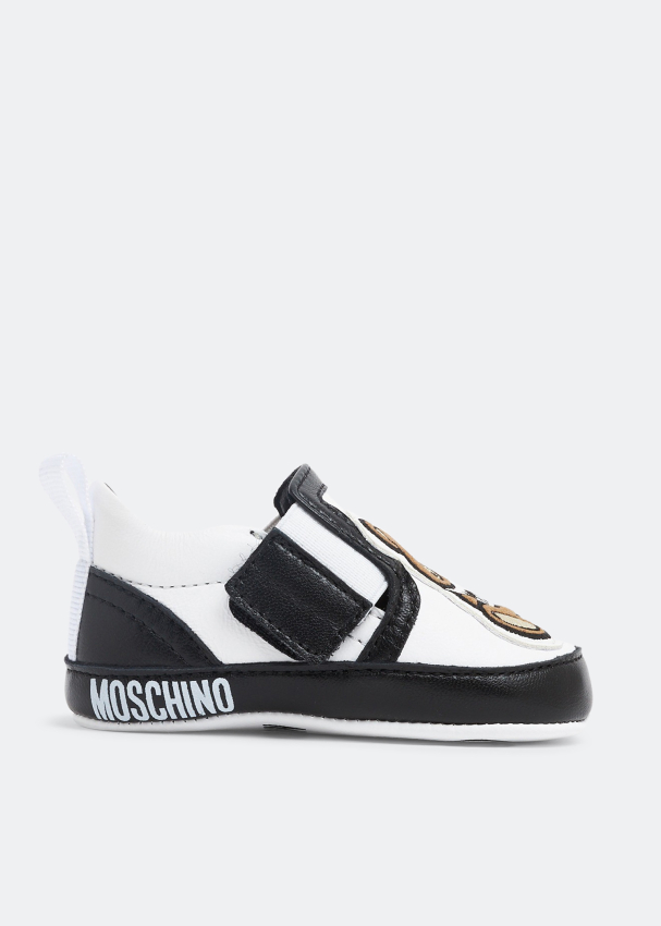 Moschino Teddy Bear sneakers for Baby - White in UAE | Level Shoes