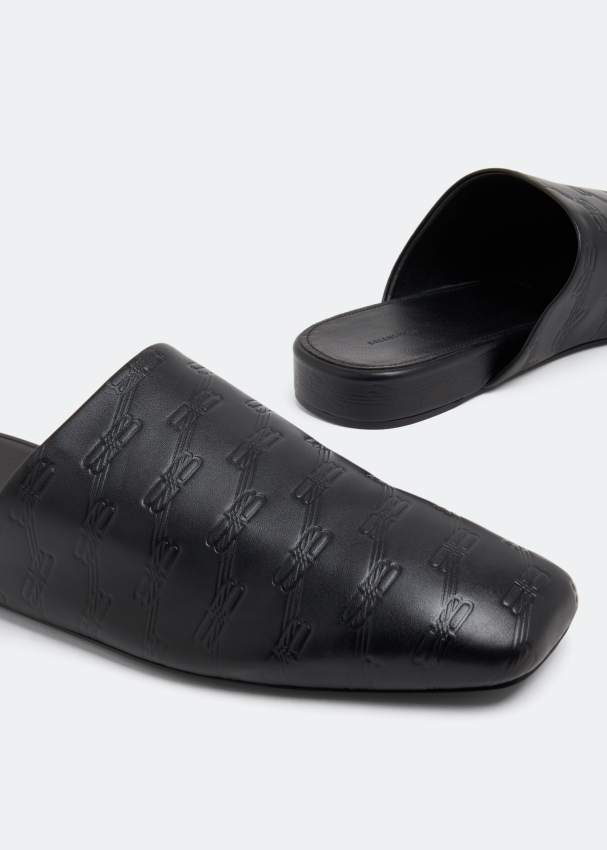 Balenciaga Black Cosy Mules BlackSkinny #18 Balenciaga Black Cosy Mules BlackSkinny