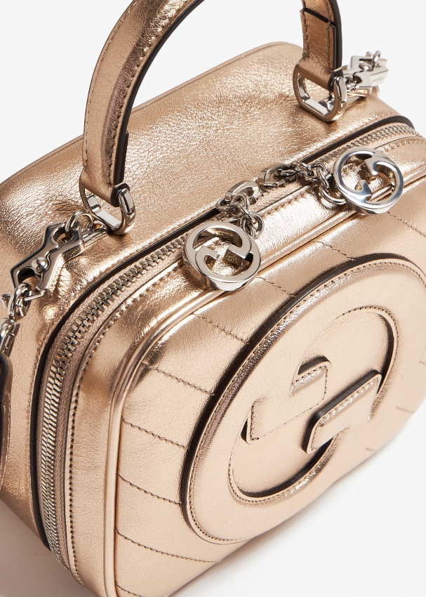 Gucci Blondie top handle bag for Women Gold in KSA Level Shoes