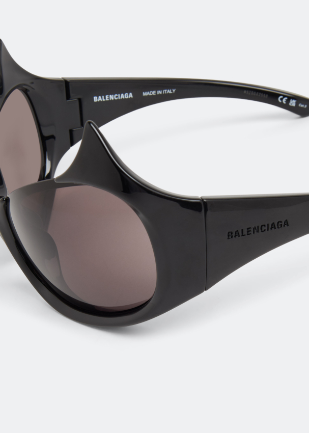 Balenciaga Eyewear Gotham Cat Sunglasses | Brown | FARFETCH