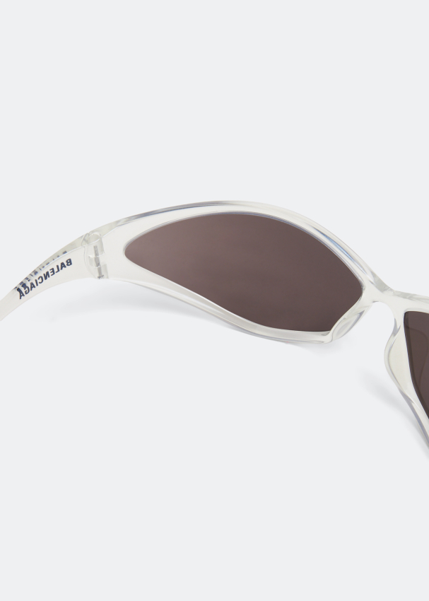 Balenciaga 90s Oval sunglasses for Women White in UAE Level Shoes