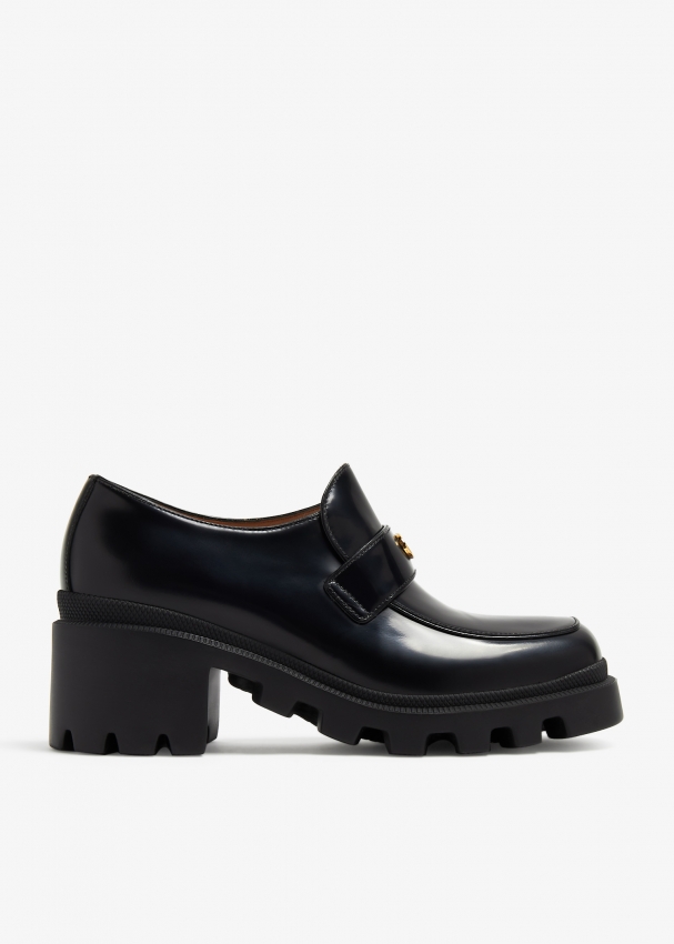 Gucci Interlocking G loafers for Women - Black in UAE | Level Shoes