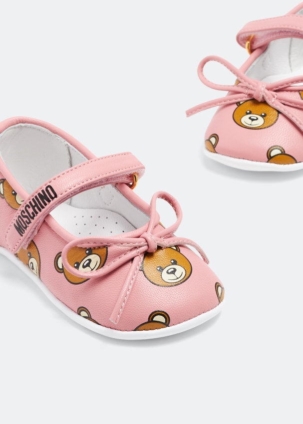 Moschino - Teddy Bear motif ballerina shoes - igloobaby