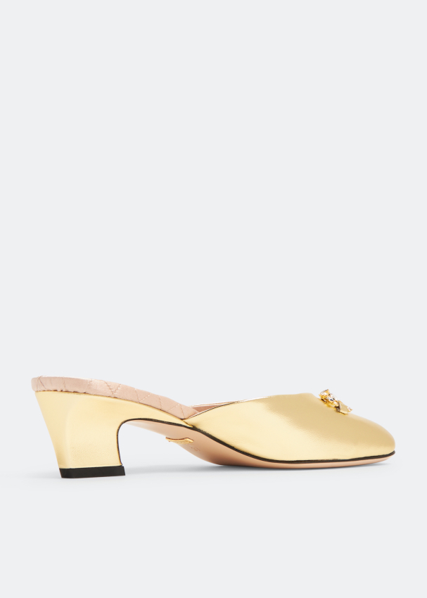 Gucci Horsebit mules for Women Gold in UAE Level Shoes