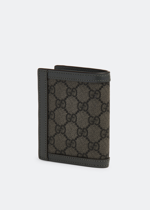 Gucci Jumbo GG Card Case in Black for Men