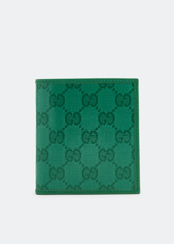 Gucci GG Crystal bi-fold wallet for Men - Green in UAE | Level Shoes