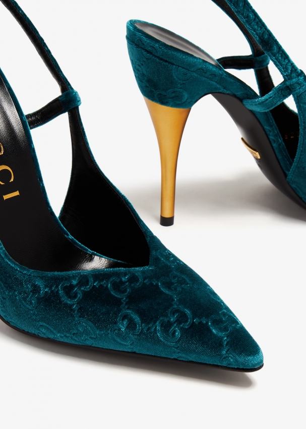 Gucci discount velvet heels