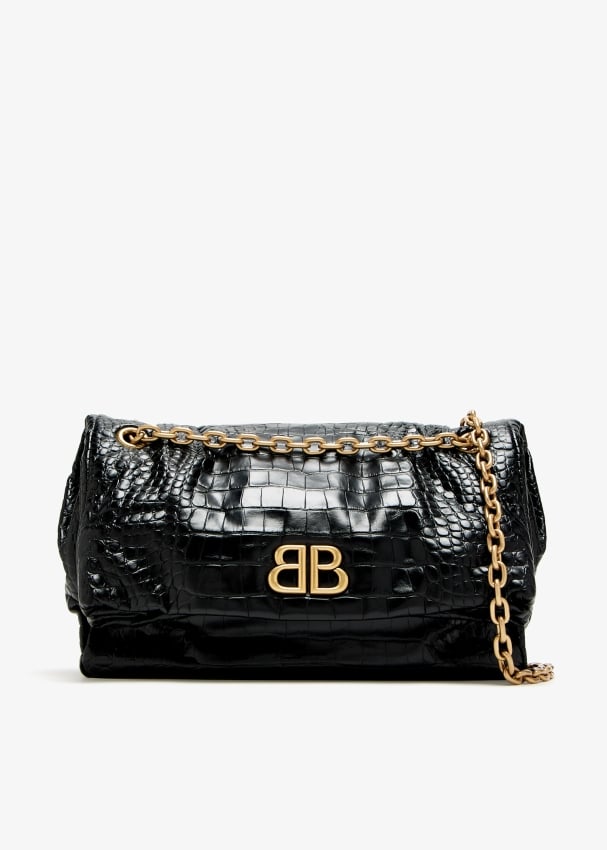 Balenciaga Monaco chain bag for Women - Black in UAE | Level Balenciaga Monaco chain bag for Women - Black in UAE | Level