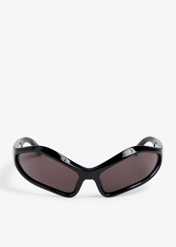 Balenciaga Fennec oval sunglasses for Women - Black in UAE