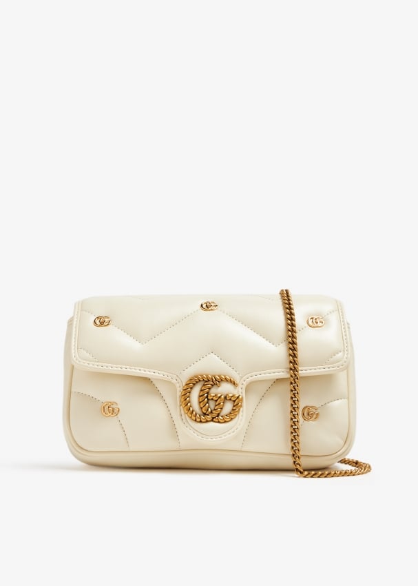 Gucci GG Marmont mini bag for Women - White in UAE | Level Shoes
