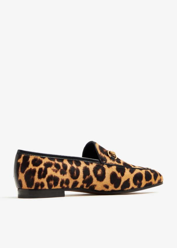 Gucci loafers cheap leopard