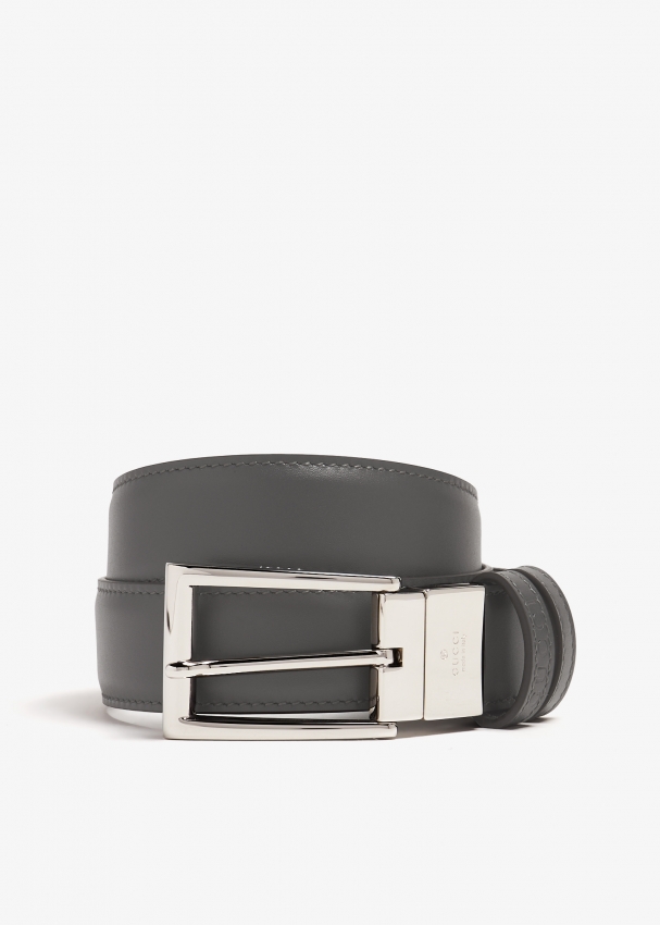 Gucci grey belt store