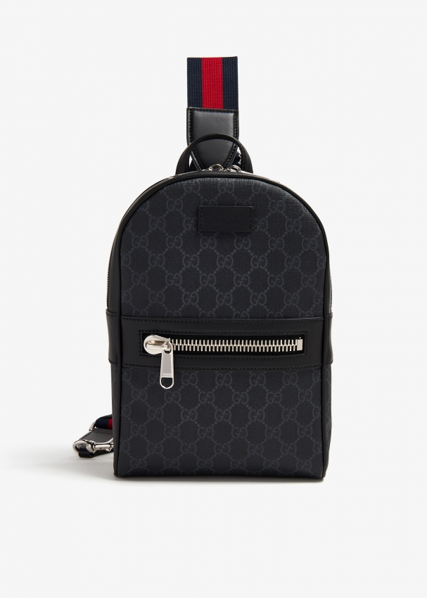 Gucci GG Supreme crossbody bag for Men Black in UAE Level Shoes