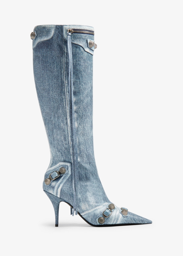 Balenciaga boots outlet womens grey