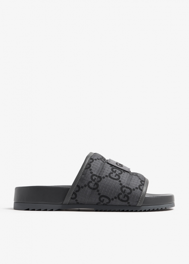 Gucci slides men black cheap