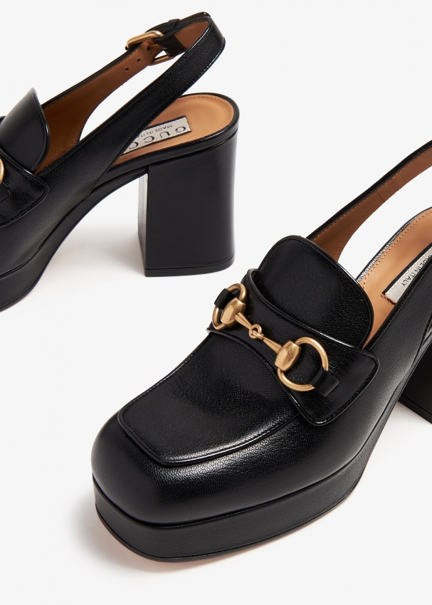 Gucci discount horsebit slingback